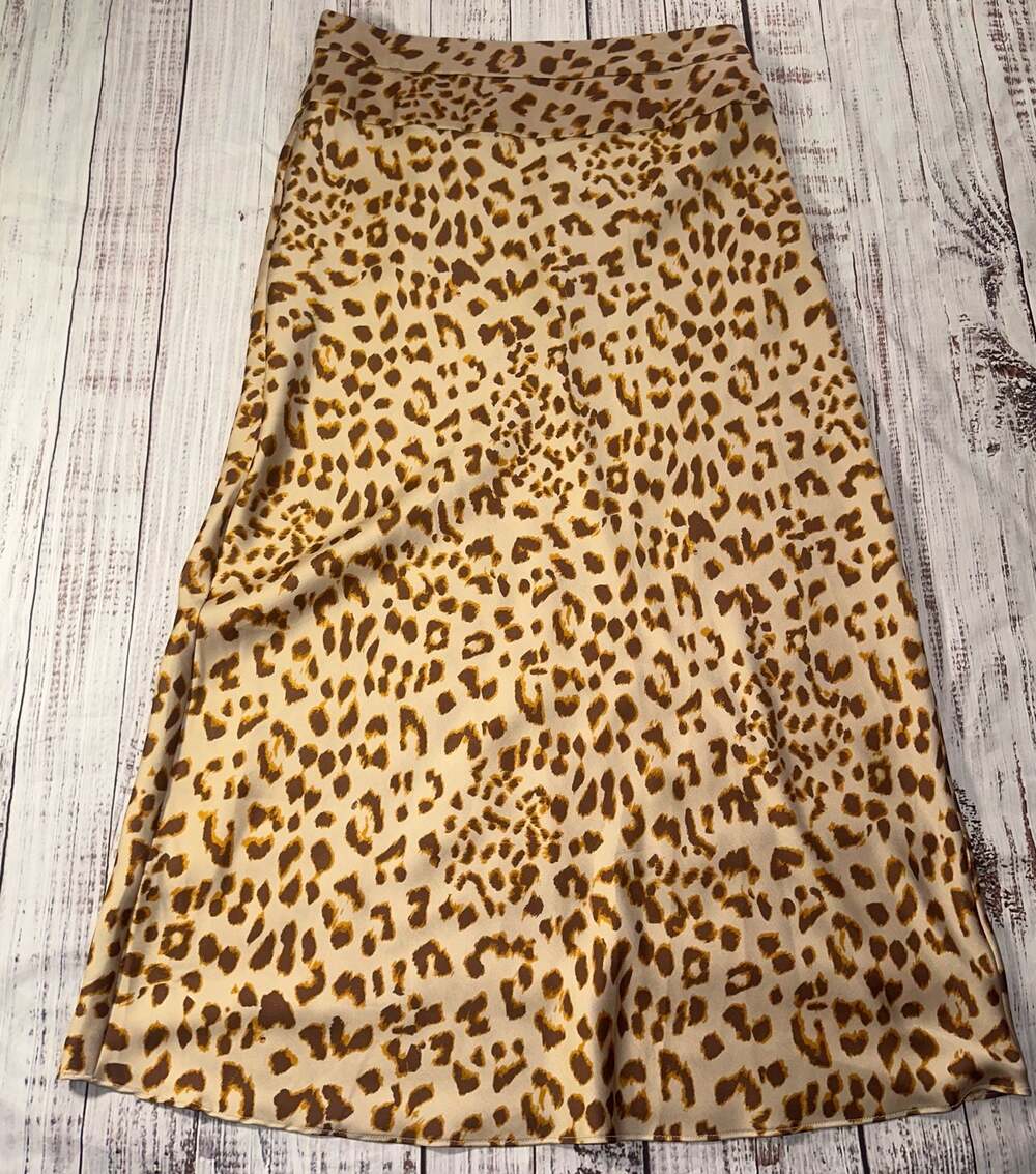 Free People Normani Leopard Print Midi Skirt-12